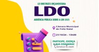 Câmara Municipal realiza Audiência Pública sobre a LDO