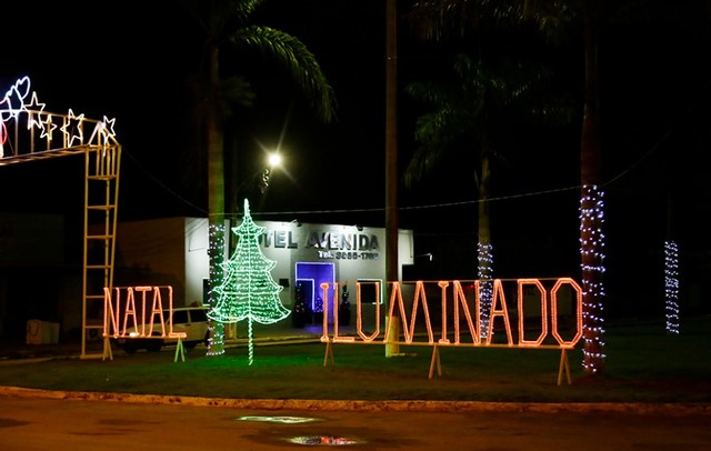 Cidade de Feliz Natal (MT) tem programação especial e prepara festa com queima de fogos no Natal