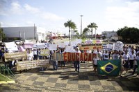 Educadores de Feliz Natal fazem mobilização contra os cortes da educação e reforma da previdência